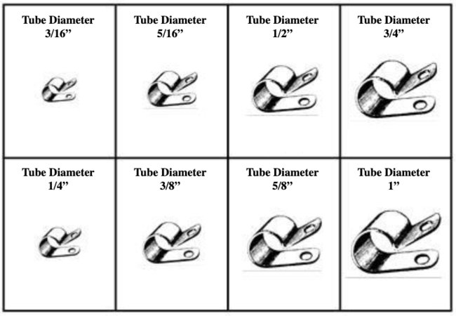 185058 TUBING CLAMPS