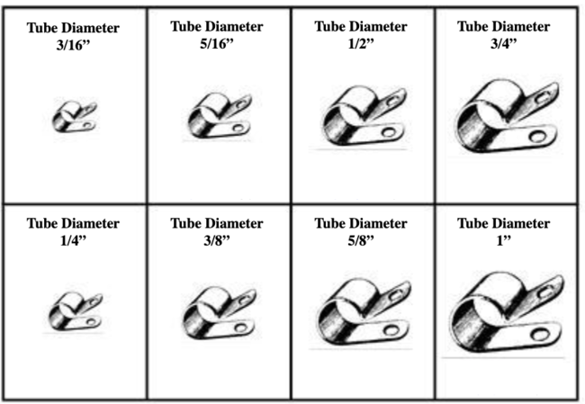 185059 TUBING CLAMPS