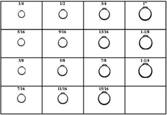 EXTERNAL RETAINING RING