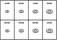 USS FLAT WASHERS