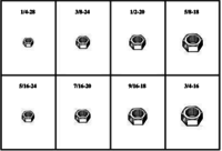 184915 FINISHED HEX NUTS - GRADE 8