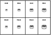 184920 FINISHED SLOTTED HEX NUTS