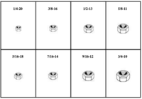 184925 ALL STEEL PREVAILING TORQUE LOCKNUTS