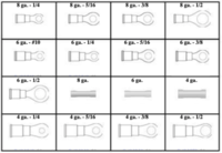 8-6-4 GA VINYL INS. WIRE TERMINALS