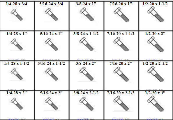 HEX HEAD CAP SCREWS - GRADE 5