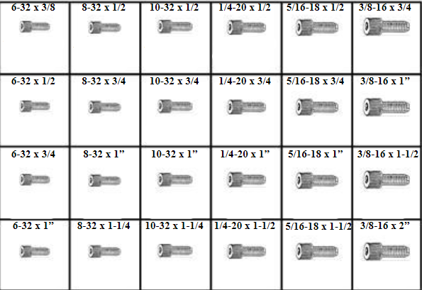 175804 SOCKET HEAD CAP SCREWS