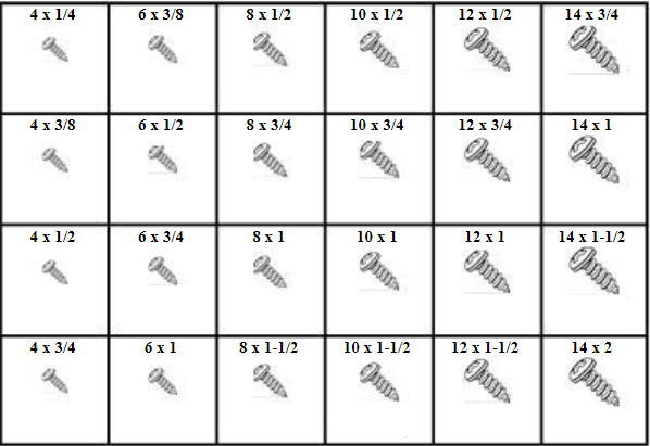 180903 PHILLIPS PAN HEAD SHEET METAL SCREWS