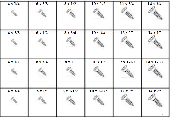 180904 PHILLIPS FLAT HEAD SHEET METAL SCREWS