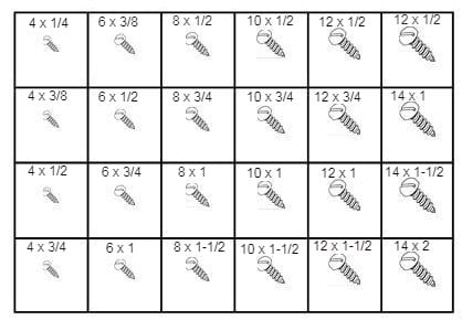 SLOTTED PAN HEAD SHEET METAL SCREW ASSORTMENT