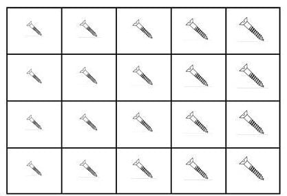 SLOTTED FLAT HEAD WOOD SCREWS