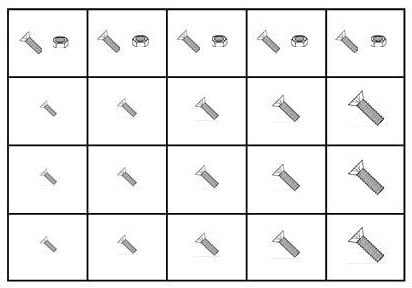 SLOTTED FLAT HEAD MACHINE SCREWS