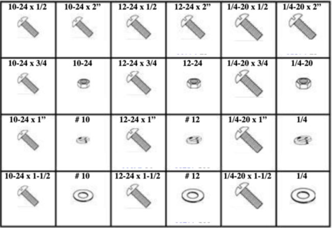 184814 SLOTTED ROUND HEAD MACHINE SCREWS