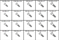 175803 HEX HEAD CAP SCREWS - GRADE 8