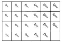 SLOTTED HEX WASHER & HEX HEAD SHEET METAL SCREWS