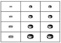 POP UP SCREW COVERS & BASES - POLYPROPYLENE