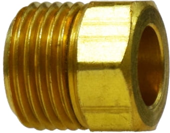 1/8 INVERTED FLARE BRASS NUT