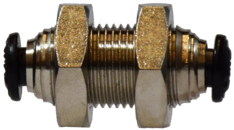 3MM P-I BULKHEAD UNION CONN. N-PLTD