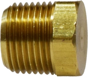 1/8 MIP CORED HEX HD PLUG