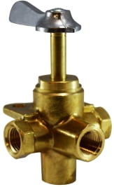 1/4 FIP 4-WAY VALVE WF CLICK