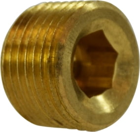 1/8 LF CS HEX PLUG