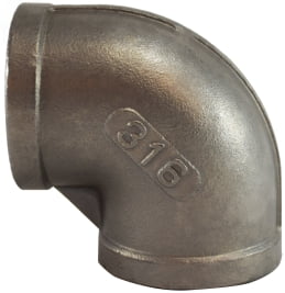 3/8 316 STAINLESS STEEL ELBOW