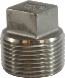 3/4 316 SS SQUARE HEAD PLUG