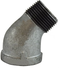 Galvanized 45 Degree Street Elbow