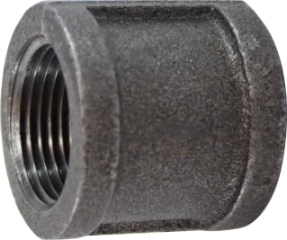 1/8 BLACK COUPLING