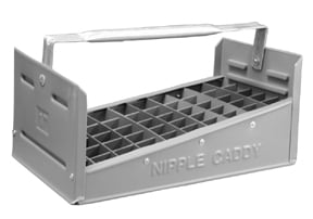 2 STEEL TOTE TRAY