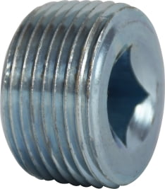 1/8 GALV C/S SQ STEEL PLUG