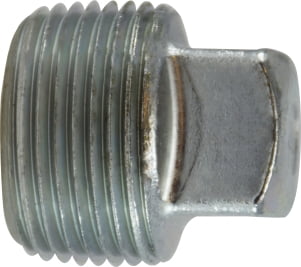 1/2 GALV SQ HD STEEL PLUG