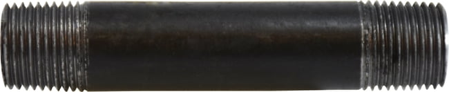 1/2 X 4 SCH 80 SMLS BLACK NIPPLE