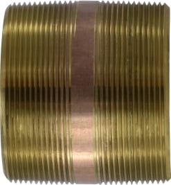 4 X 3 RED BRASS NIPPLE