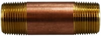 3/4 X 2-1/2 RED BRASS NIPPLE