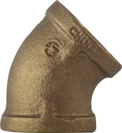 3/8 BRONZE 45 ELBOW