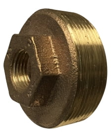 1-1/2 X 3/8 M X F BRONZE BUSHING