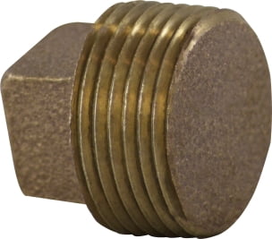 1/8 BRONZE SQ HD SOLID PLUG