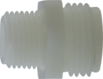 3/4MGH X 3/8MIP WHITE NYLON ADPT