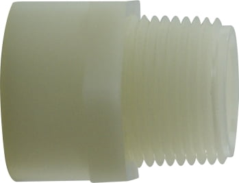 3/4FGH X 3/4MIP WHITE NYLON ADPT