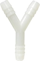 3/8 WHITE NYLON HOSE BARB  Y