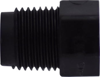 1/8 BLACK POLY HEX HEAD PLUG