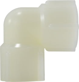 1/2 WHITE NYLON ELBOW