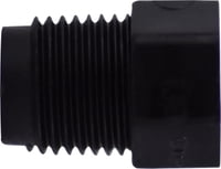 3/8 BLACK POLY HEX HEAD PLUG