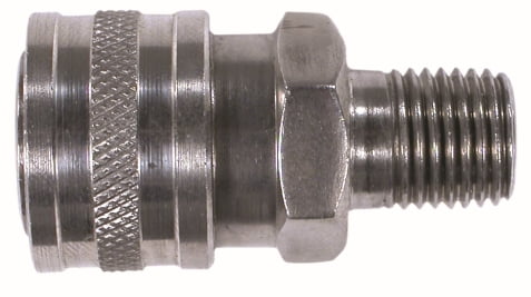 1/4 MALE SS ST COUPLER