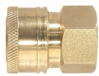 1/4 FEMALE BRASS ST COUPLER