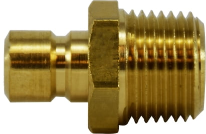 1/4 MALE PLUG-BRASS 3/8 MOLD