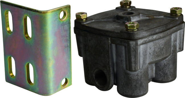 1/4 R 12 RELAY VALVE 4PSI WITH BRACKET