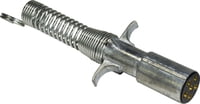 6 WAY DBLE GRIP METAL PLUG W/SPRG GUARD.