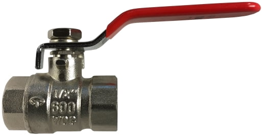 1 1/4NICKEL PLATED FULL PORT  BALL VALVE