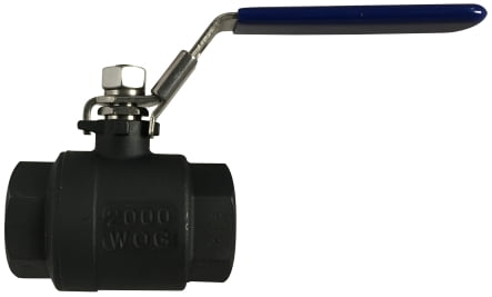 2000 PSI Carbon Steel 2-Piece Ball Valve